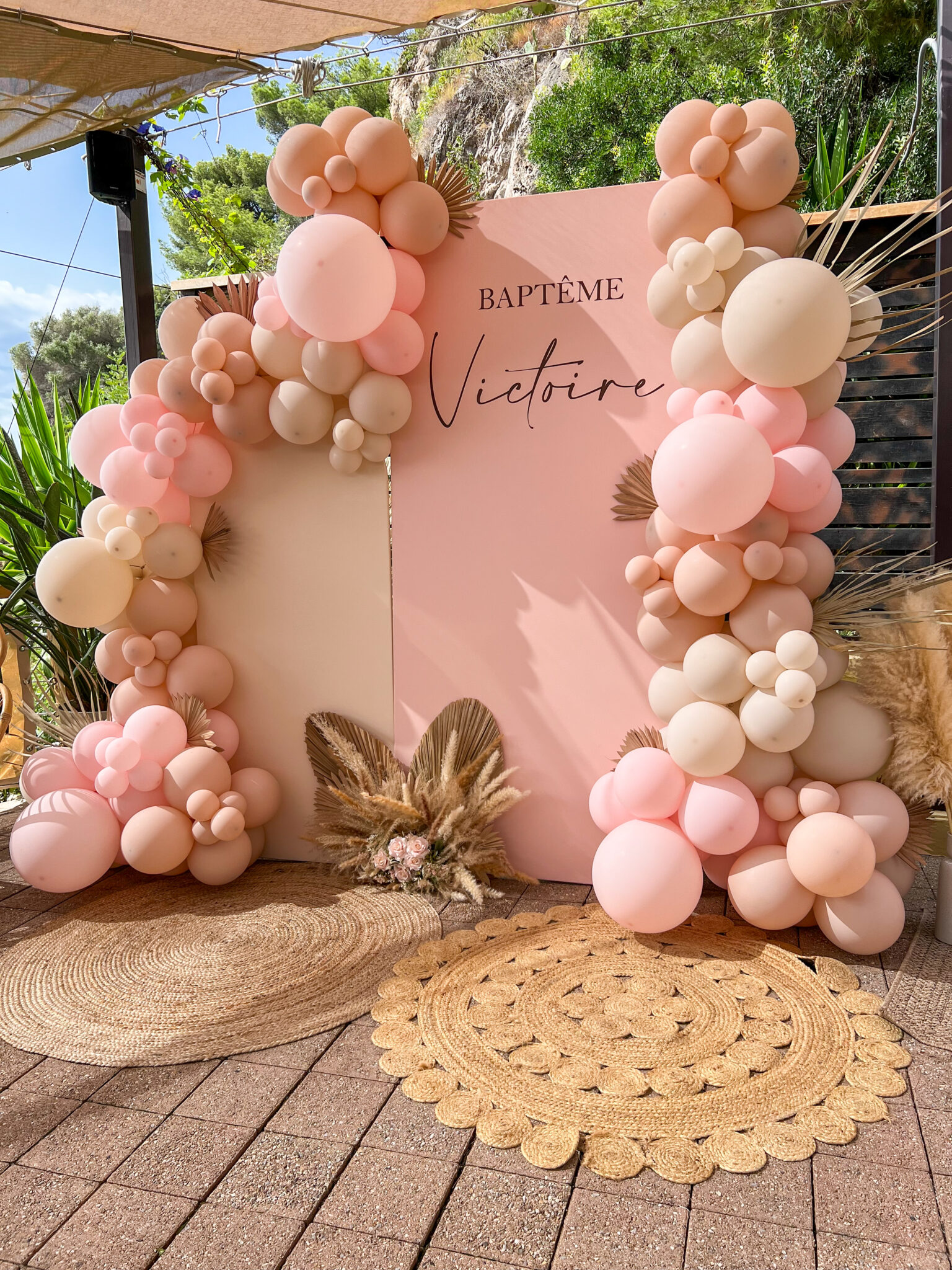 décoration ballons Cannes extérieure