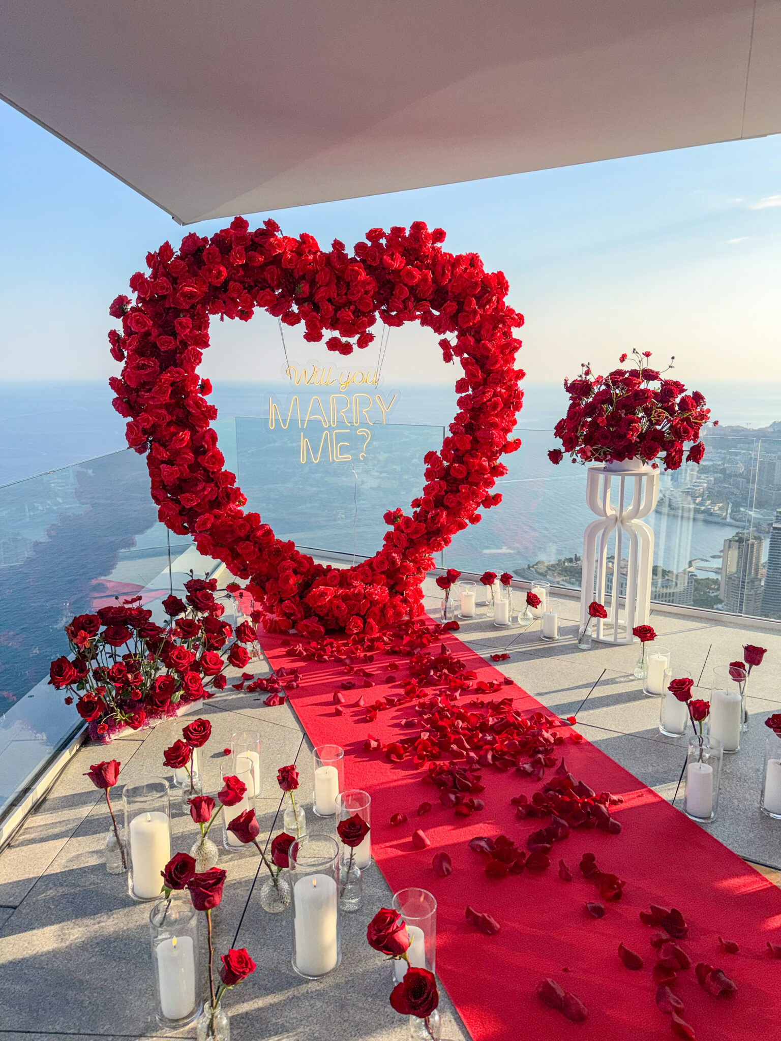 demande en mariage Côte d’Azur luxe