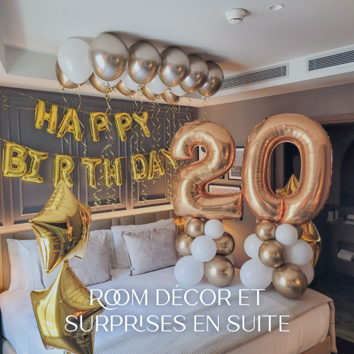 Room decor et surprise en suite