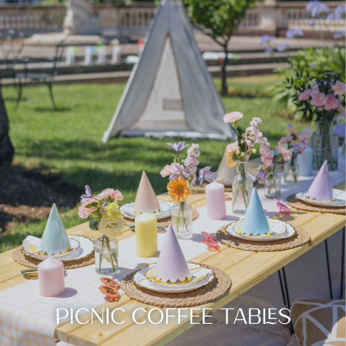 picnic tables