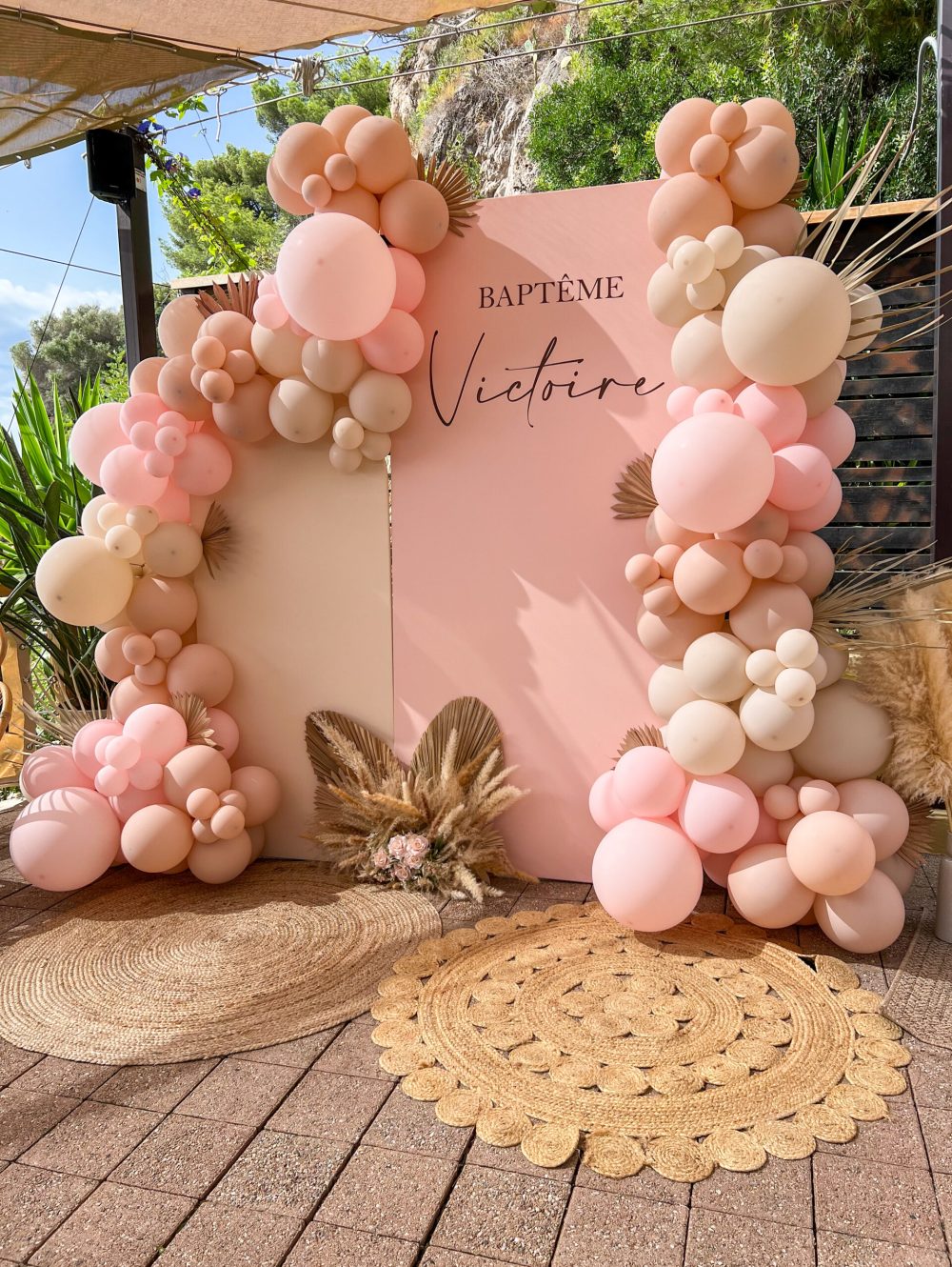 décoration ballons Cannes extérieure