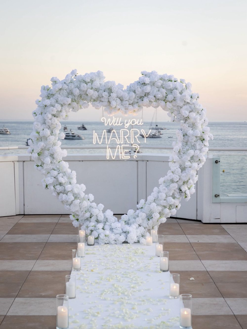demande en mariage Nice privatisation